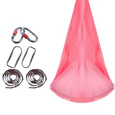 Yoonslabs 家用彈力繩結瑜珈吊床, 粉紅色, 1個