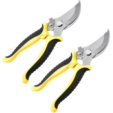 日常色彩園藝剪刀 黃色, 2個