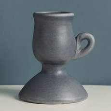 Witherhome 基本款迷你尺寸燭杯, 藍色