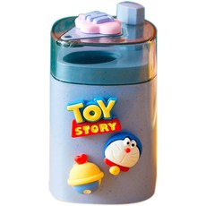 Sindy一觸式牙籤分配器收納盒, 玩具藍, 1個