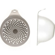 NIneware Twister攪拌碗 + 瀝水籃套組, 象牙白, 1套