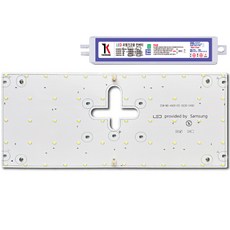 LED模組 廚房 客廳 單燈 房間燈 改裝替換套組 25W 400x165mm, 1個
