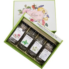 Orlebien 女士浸茶 4 件套, 芙蓉花 15g + 薰衣草 15g + 茉莉花 15g + 香蜂草 15g, 1套