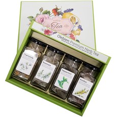 Orlebien 男士浸茶 4 件套, 洋甘菊 15g + 迷迭香 15g + 薄荷 15g + 路易波士茶 15g, 1套