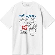 벤힛 남성용 BALCONY 오버핏 통기성 반팔 티셔츠