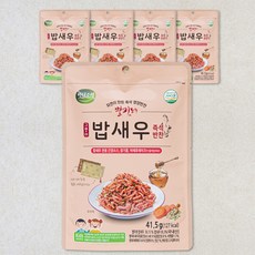 바다소리 별미레 고풍미 밥새우, 41.5g, 5봉