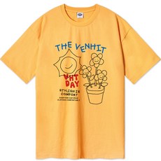 벤힛 남성용 BALCONY 오버핏 통기성 반팔 티셔츠