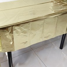 Market Pio一次性鋁箔派對餐桌布 款式2137*274cm, 1入, 5個