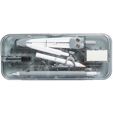 歐樂天使製圖用校園尺9件組 + 筆袋文具組, 1套, 黑色