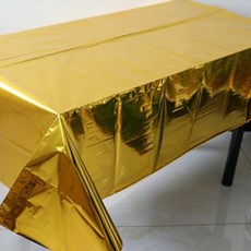 Market Pio 一次性鋁膜派對桌布 類型3 137 x 274 cm, 1入, 5個