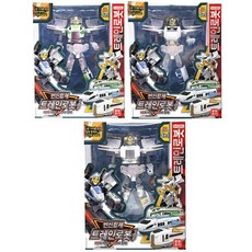 黃龍玩具 變形合體火車機器人 TOP 3件組, 1個, 混合顏色