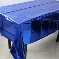 MarketFio 一次性鋁膜派對桌布 款式4 137 x 274 cm, 5個, 1入
