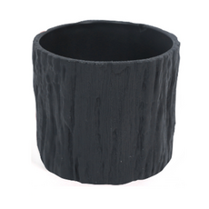 래이킨 원목 플라스틱 화분, 그레이, 1개