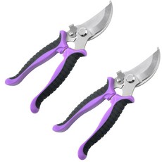 現代生活彩色園藝剪刀 紫色, 2個