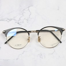 BEIMA 抗紫外線藍光棕色變色鋼製半框太陽眼鏡