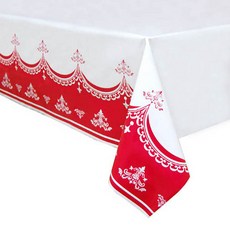 PARTYSHOW 經典金屬紅桌布, 2個, 1入