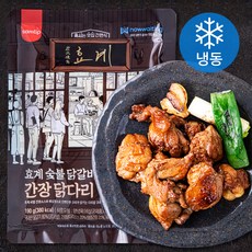 효계 숯불닭갈비 간장닭다리 (냉동), 190g, 1개