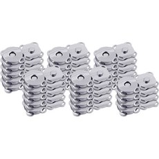 Market Plan 復古磁扣 18mm 30入組, 1套, 銀色