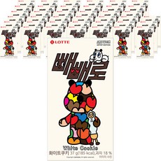 LOTTE 樂天 PEPERO白巧克力口味餅乾棒, 37g, 40盒