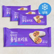 남향푸드또띠아 핫치킨 통밀브리또 (냉동), 500g, 1개