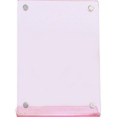 마르 아크릴 스탠드 자석 액자, 핑크, 1개