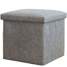 Sonio 堅固耐用可折疊收納箱 25 x 25 x 25 cm, 02 灰色, 1個