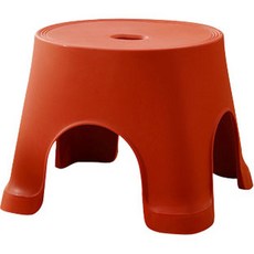 Clara 小型多用途家用塑膠凳子/椅子 大型, 紅色, 1個