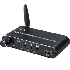 컴스 Hi-Fi 오디오광 to 아날로그 블루투스 5.1 송수신 멀티 컨버터 DAC, TB682