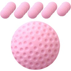 도어핸들 충돌방지 다용도 실리콘 캡, 20개, 핑크