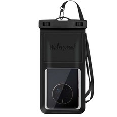 PEONIST 卡片夾錢包手機防水包, 黑色, 2個