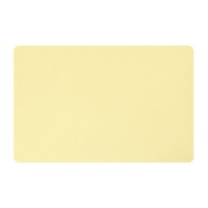 韓國製 Roya 矽膠方形餐墊, 奶油黃色, L(430 x 280 mm), 1個