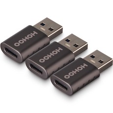 HOHOO USB Type-C to A OTG 耳機轉換轉接頭 CTOA 3入, HOHOO USB-C to A OTG 轉接頭, 3個