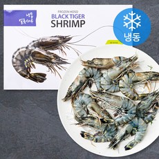 프라이드 인도산 HOSO 블랙타이거 얼룩새우 (냉동), 1.3kg(25미), 1개