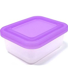 Ondiz 矽膠糖果色密封容器 紫色 小型, 1入, 1個