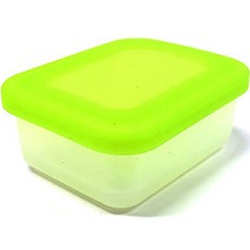 Ondiz 矽膠糖果色密封容器 綠色 小型, 1入, 1個