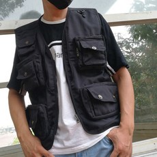 YOLO LIFE男款多口袋背心