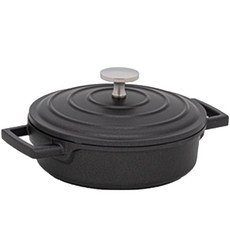 domus. IH電磁爐適用鑄鋁迷你雙耳湯鍋, 混色, 16cm, 1個