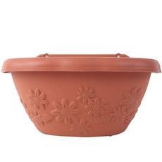 Lagenda 懸掛式花紋花盆托盤, 磚紅色