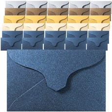 2Youngdesign 奢華珍珠迷你名片信封, 隨機出貨, 50個