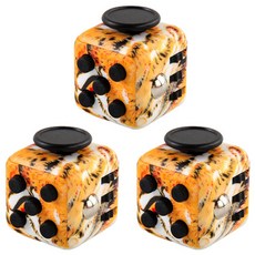 THAT'S THAT 童心未泯 Fidget 6面方塊 3入, 豹紋