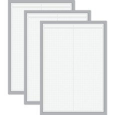 Makit Mono 格線筆記本 B5, 灰色, 3個, 50張