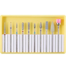 美甲磨頭10件組 KN-A4066, 13, 1套