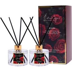 로맨띠끄 니치 퍼퓸 디퓨저 200ml x 2p + 섬유 스틱 8p 세트, 레드블랑, 1세트