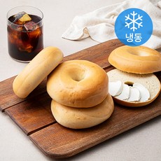 비움브레드 비건 플레인 베이글 (냉동), 110g, 4개입