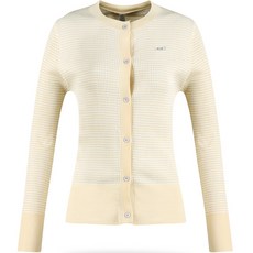 430高爾夫Lux Golf女款修身圓領針織開襟衫 LB3S704W