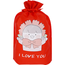 Donna&deco love you 禮物包裝不織布袋 3號 26 x 36 cm 5入, 007 康乃馨少女, 1個