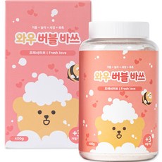 아가드 와우버블바쓰 프레쉬러브, 400g, 1개