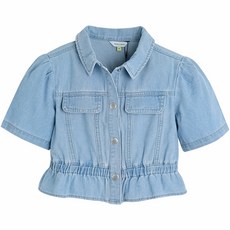 curlysue 女童短版牛仔夾克 C232JKG01P