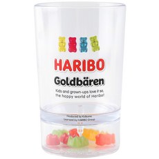 HARIBO 小熊軟糖透明杯, 刻字, 1個