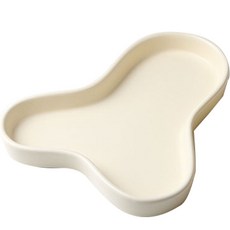 Juang Objet Nodo 珠寶託盤造型盤, 奶油色 黃色